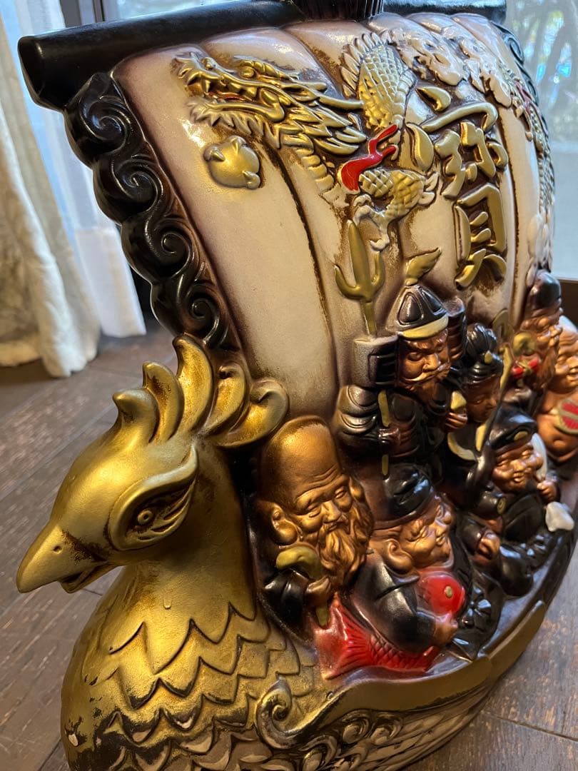 宝船　七福神 寶船 縁起物 商売繁盛 置物