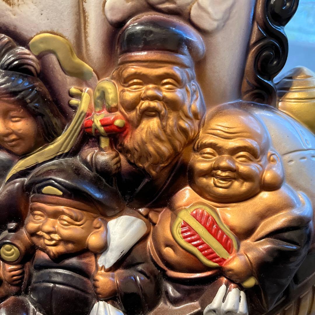 宝船　七福神 寶船 縁起物 商売繁盛 置物