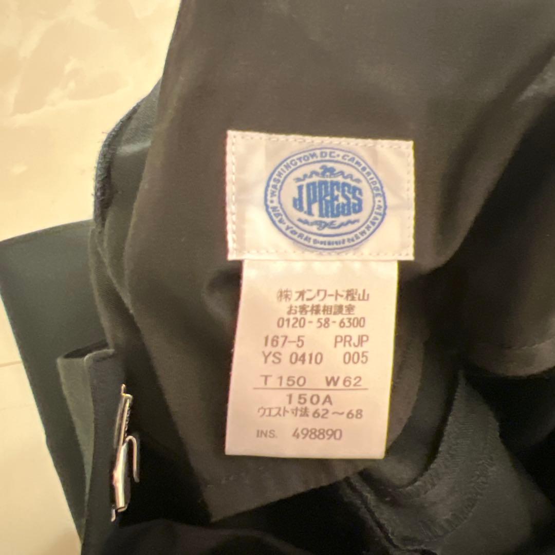 JPRESS 黒スーツと白シャツセット 150
