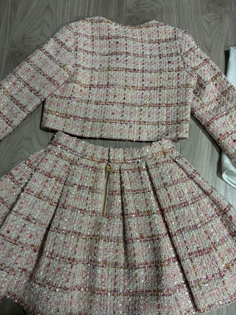 【試着のみ】ケイトスペード♡ミックスツイード セット 120