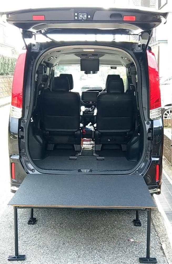 マットなし　80系　ヴォクシー、ノア、エスクァイア　ベッドキット　アウトドア