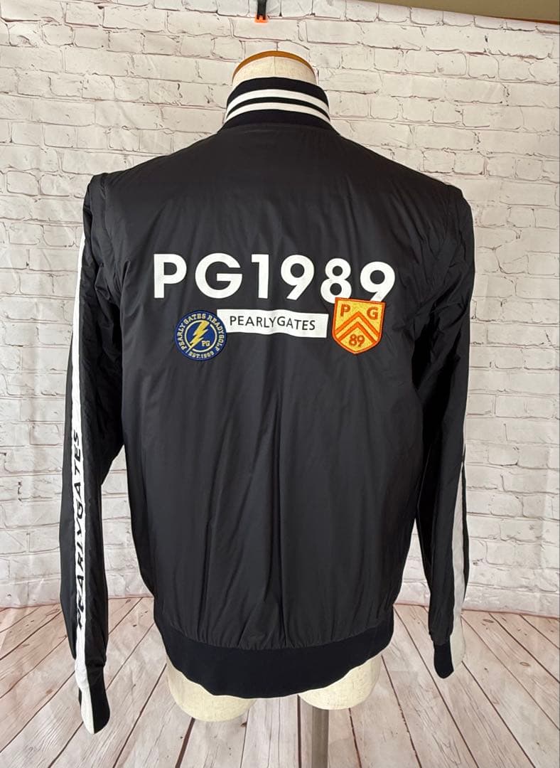 PEARLY GATES 2WAY リバーシブル ジャケット 黒、紫　ベスト