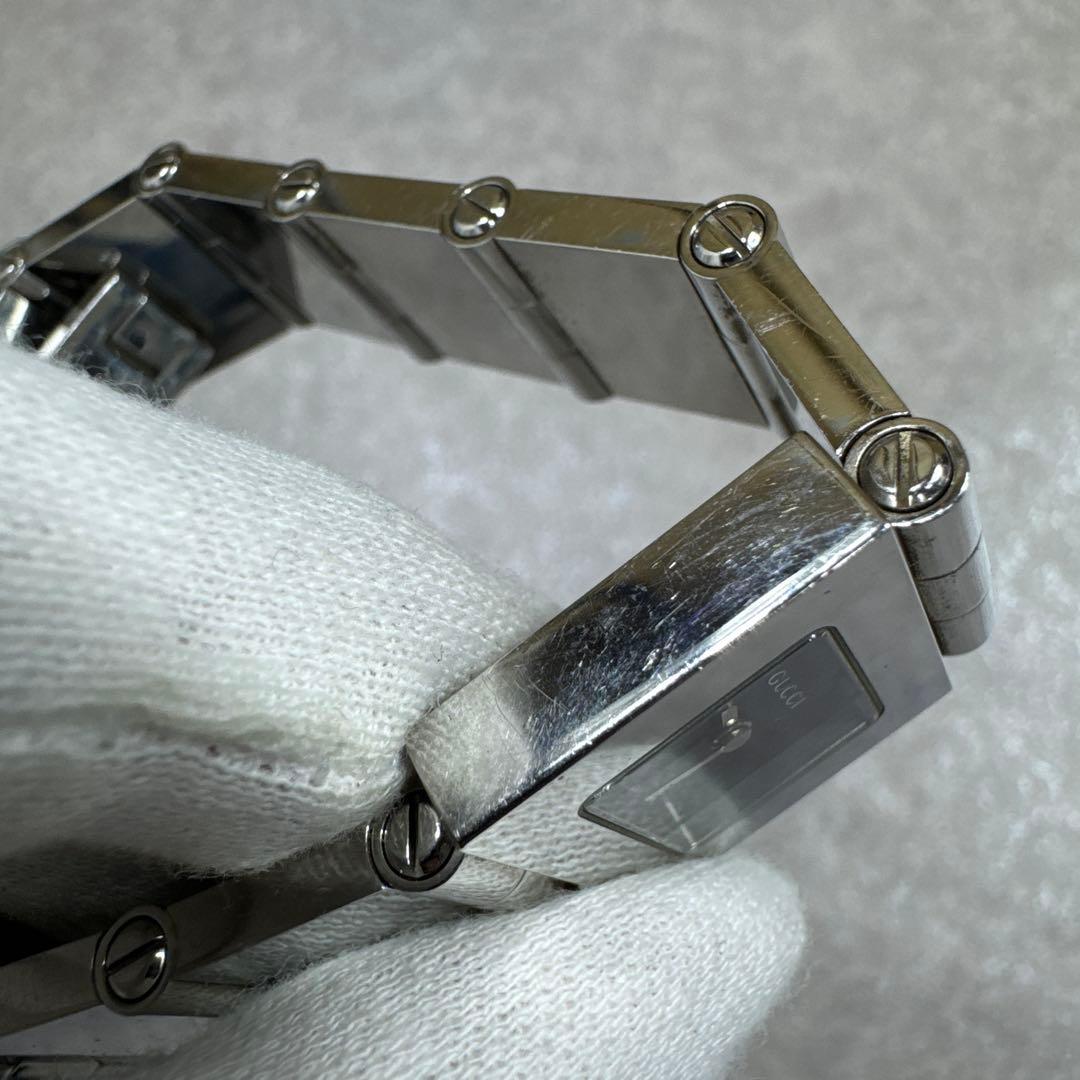 GUCCI グッチ 600L スクエア アナログ 腕時計 文字盤ブラック