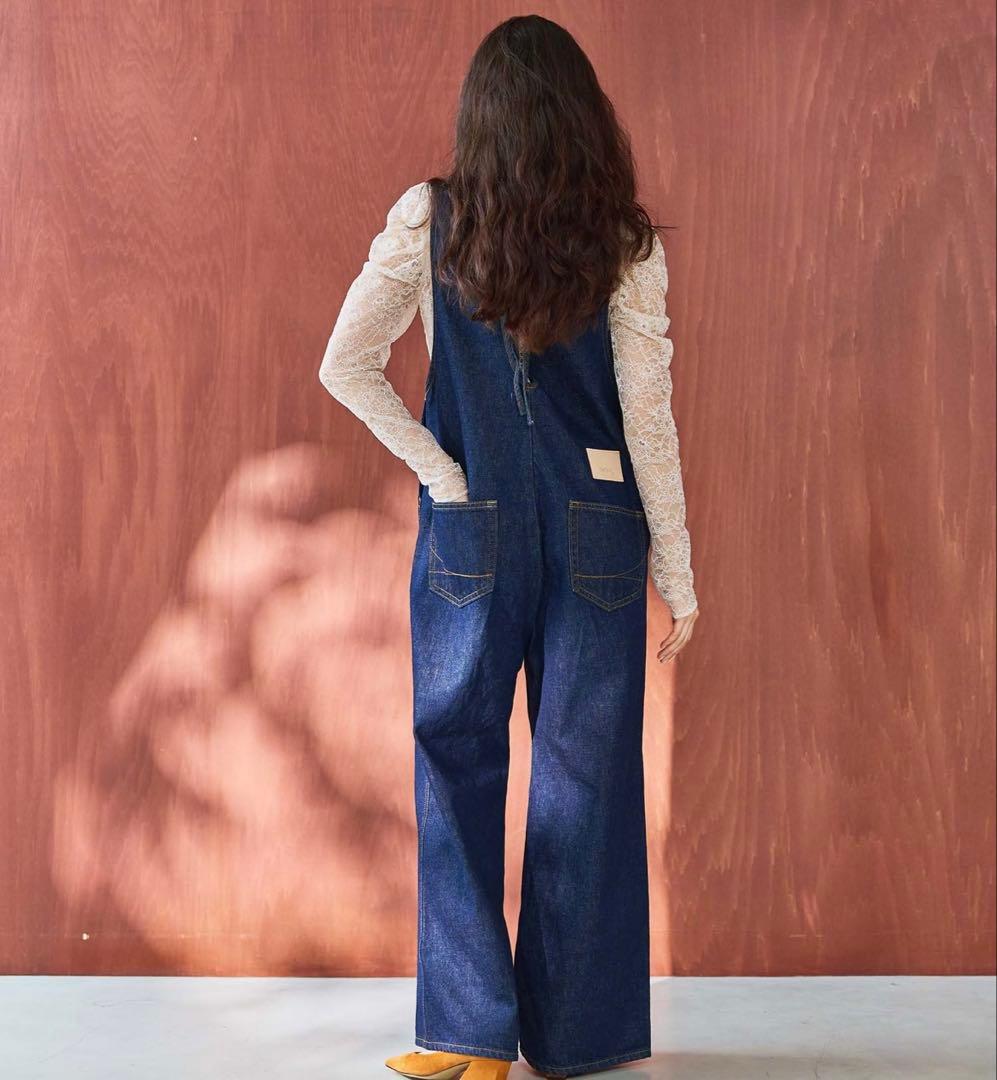 SOMETHING アメリカンスリーブオールインワン/サロペット