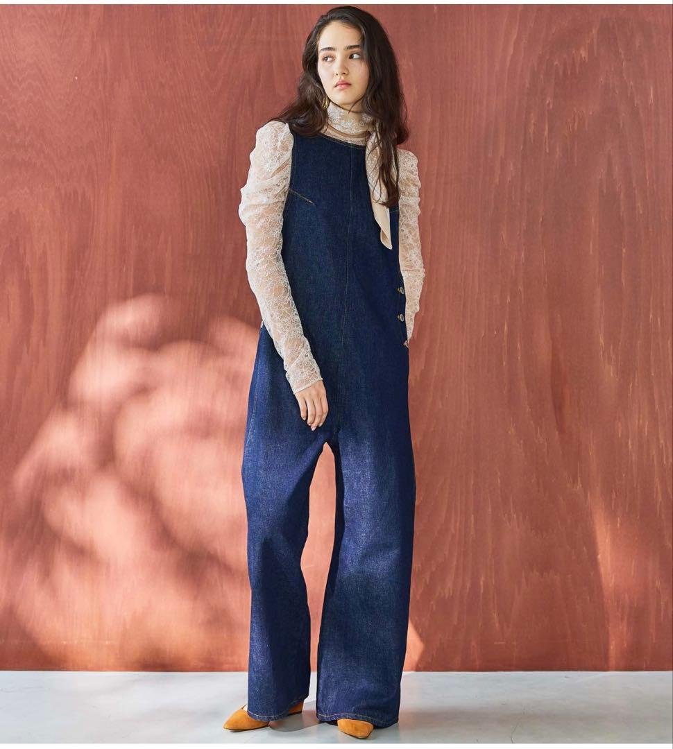 SOMETHING アメリカンスリーブオールインワン/サロペット