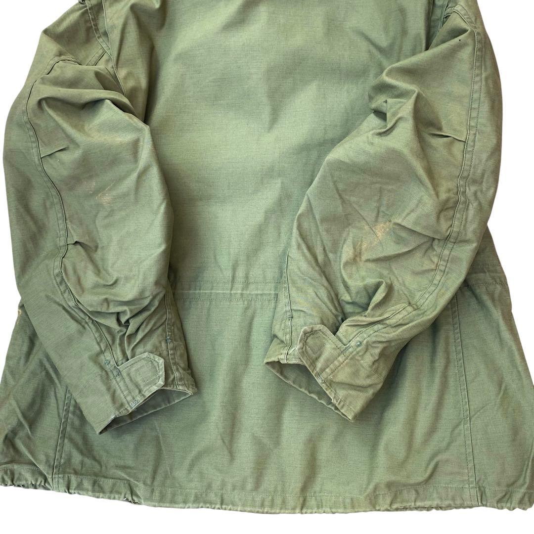 70s M-65 フィールドジャケット 2nd L-S 米軍実物 アルミジップ