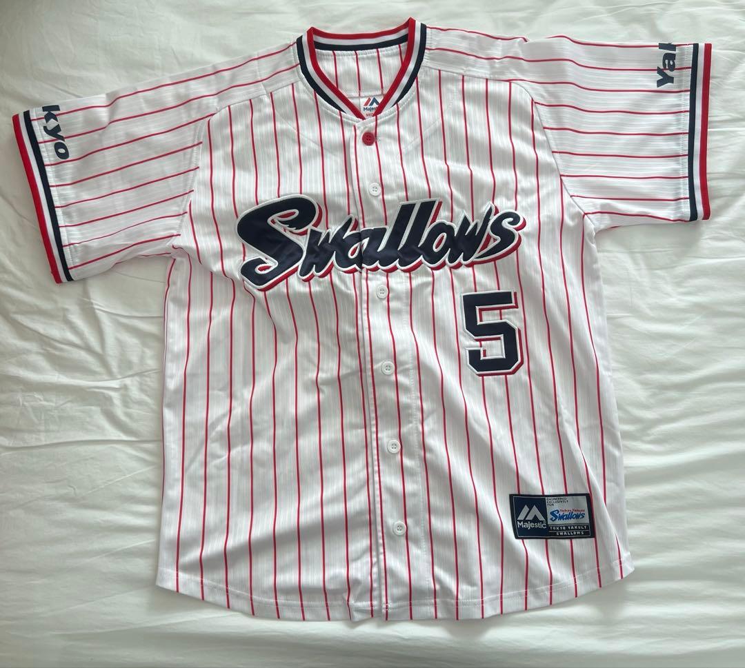 川端慎吾　東京ヤクルトスワローズ　ホーム　レプリカユニフォーム Mサイズ
