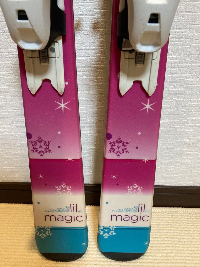 【HOTWAX・チューンナップ済み】elan スキー板　4点セット 130㎝