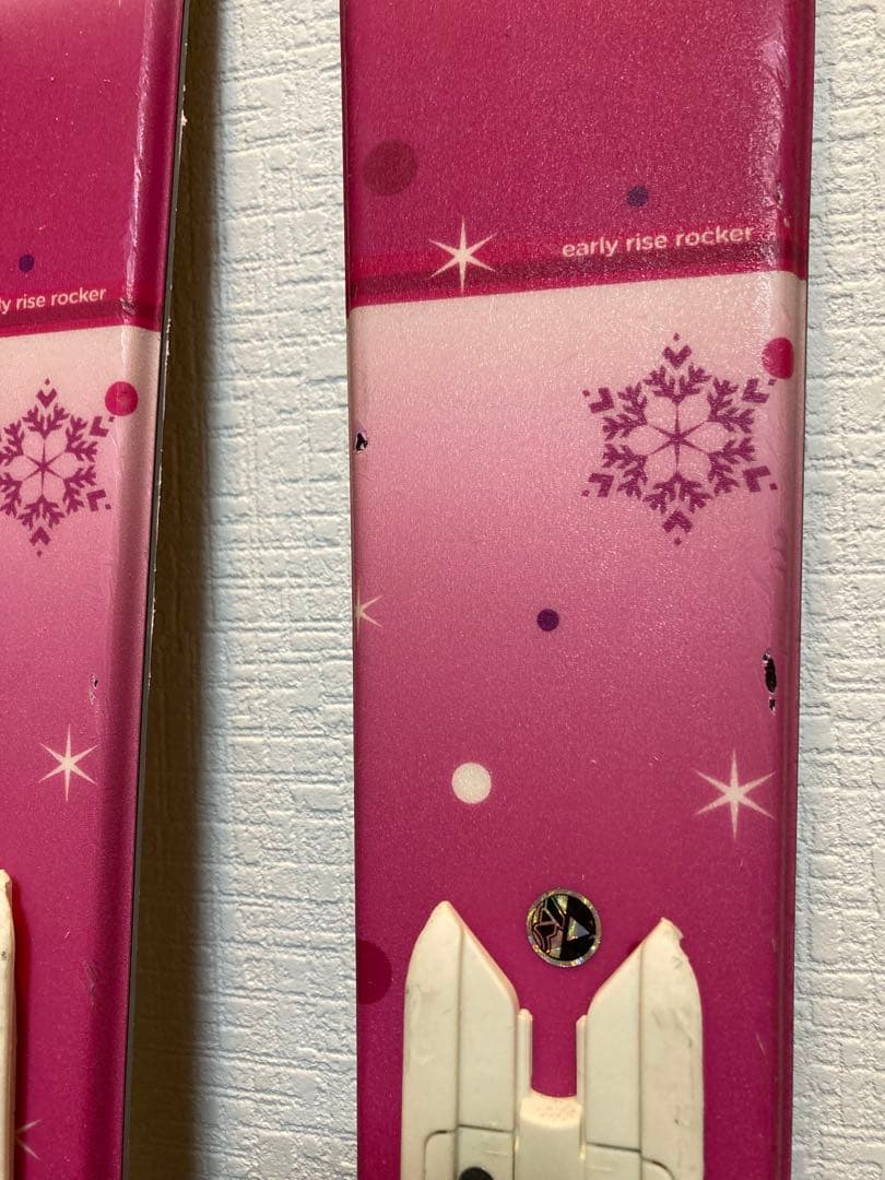 【HOTWAX・チューンナップ済み】elan スキー板　4点セット 130㎝