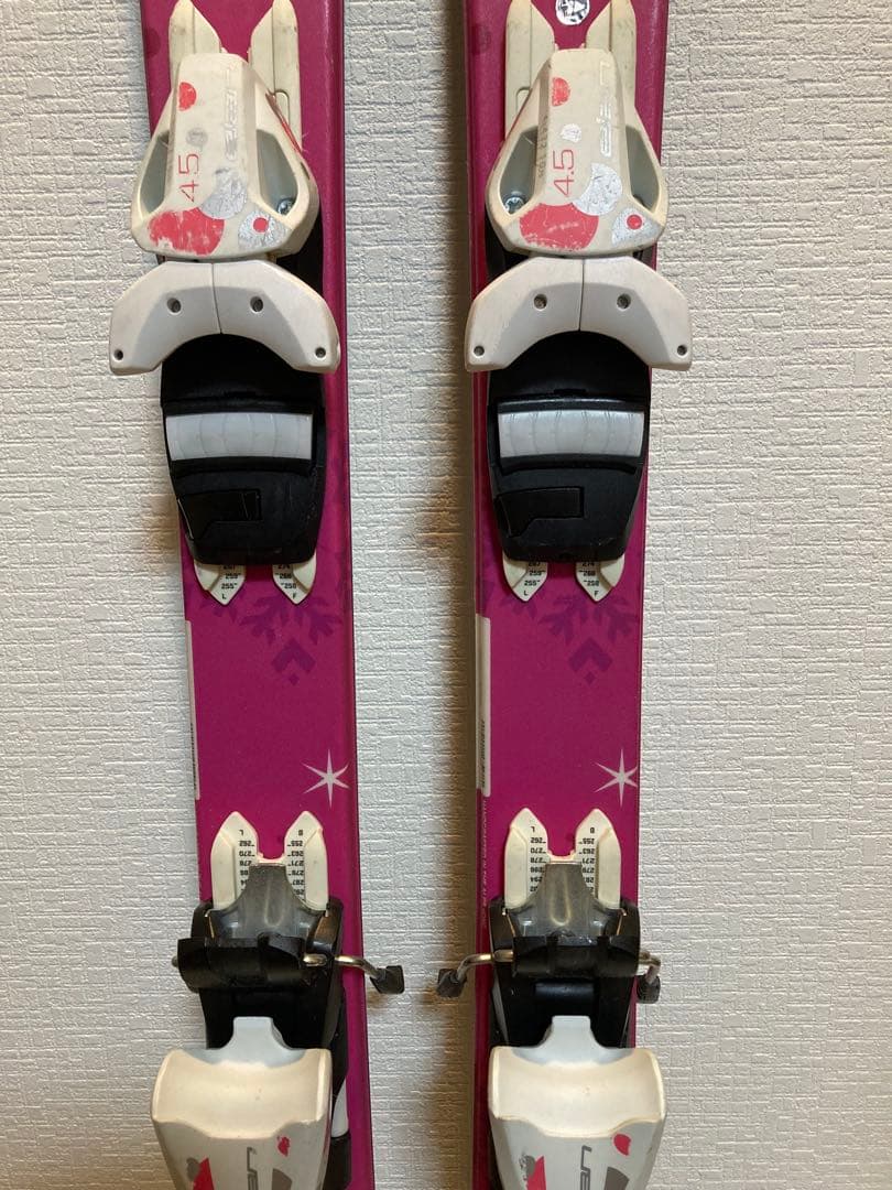 【HOTWAX・チューンナップ済み】elan スキー板　4点セット 130㎝