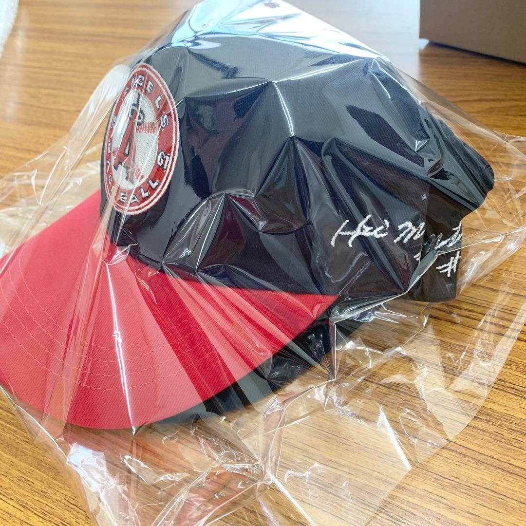 松井秀喜 刺繍サイン入り ヤンキース エンゼルス キャップセット