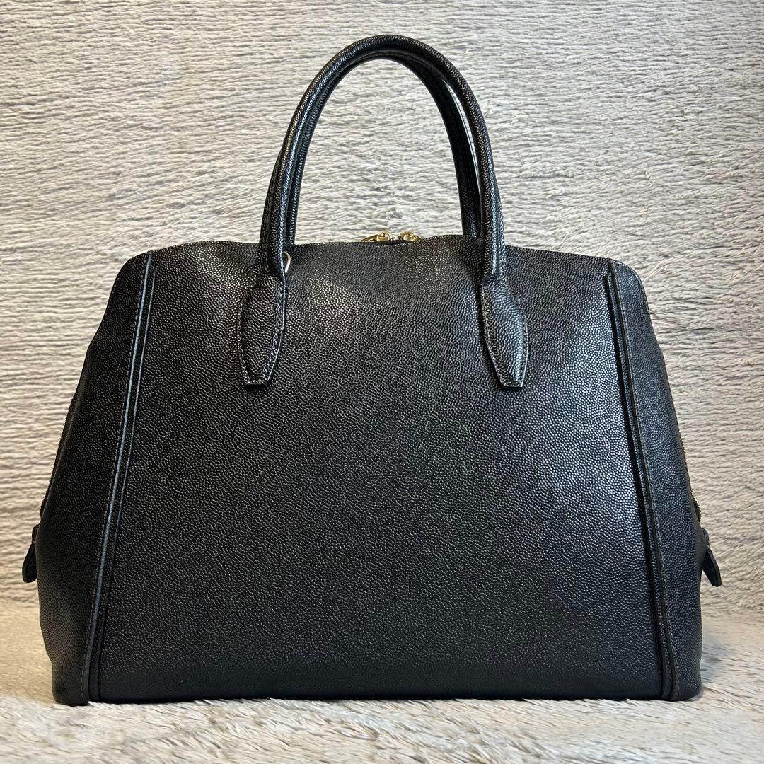 PAUL STUART ポール・スチュアート　ビジネスレザーバッグ　2way 黒