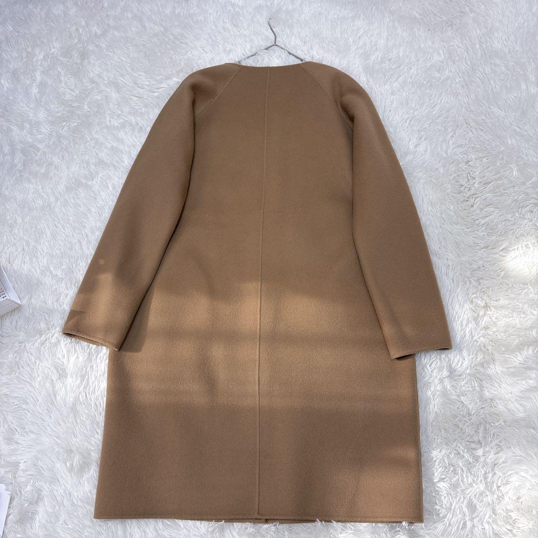 未使用品タグ付き✨セオリー ウールカシミヤ ダブルフェイスコート S キャメル