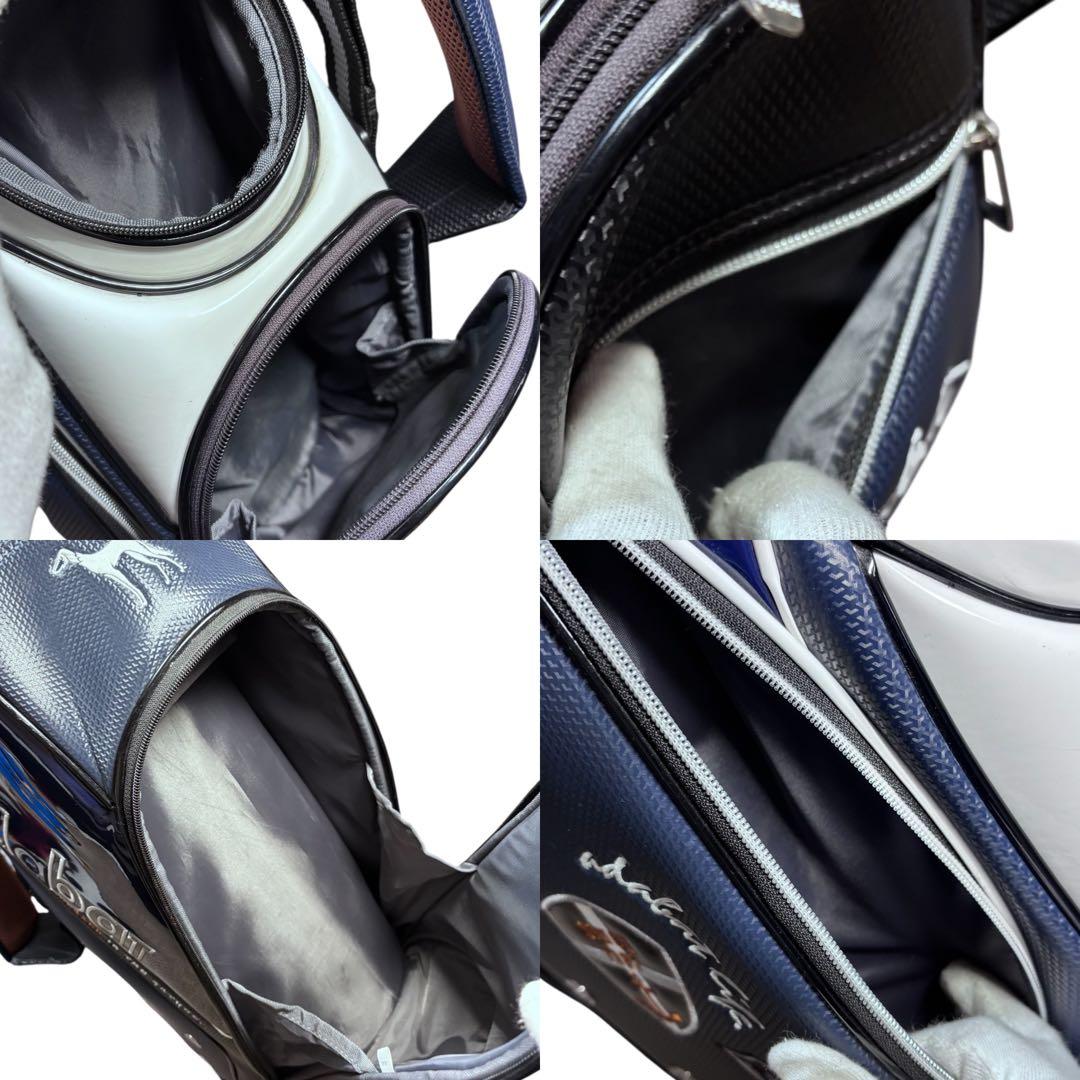 アダバット adabat キャディバッグ 高級感 エンブレム 9.5型