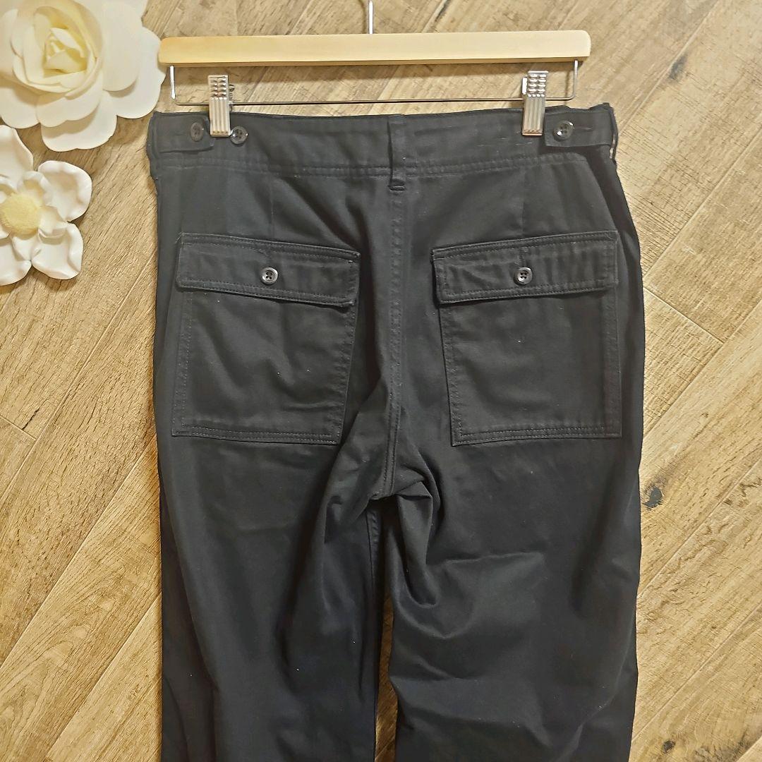 未使用タグ付✨スピック&スパン　コットン　ルーズベイカーパンツ　ブラック　40