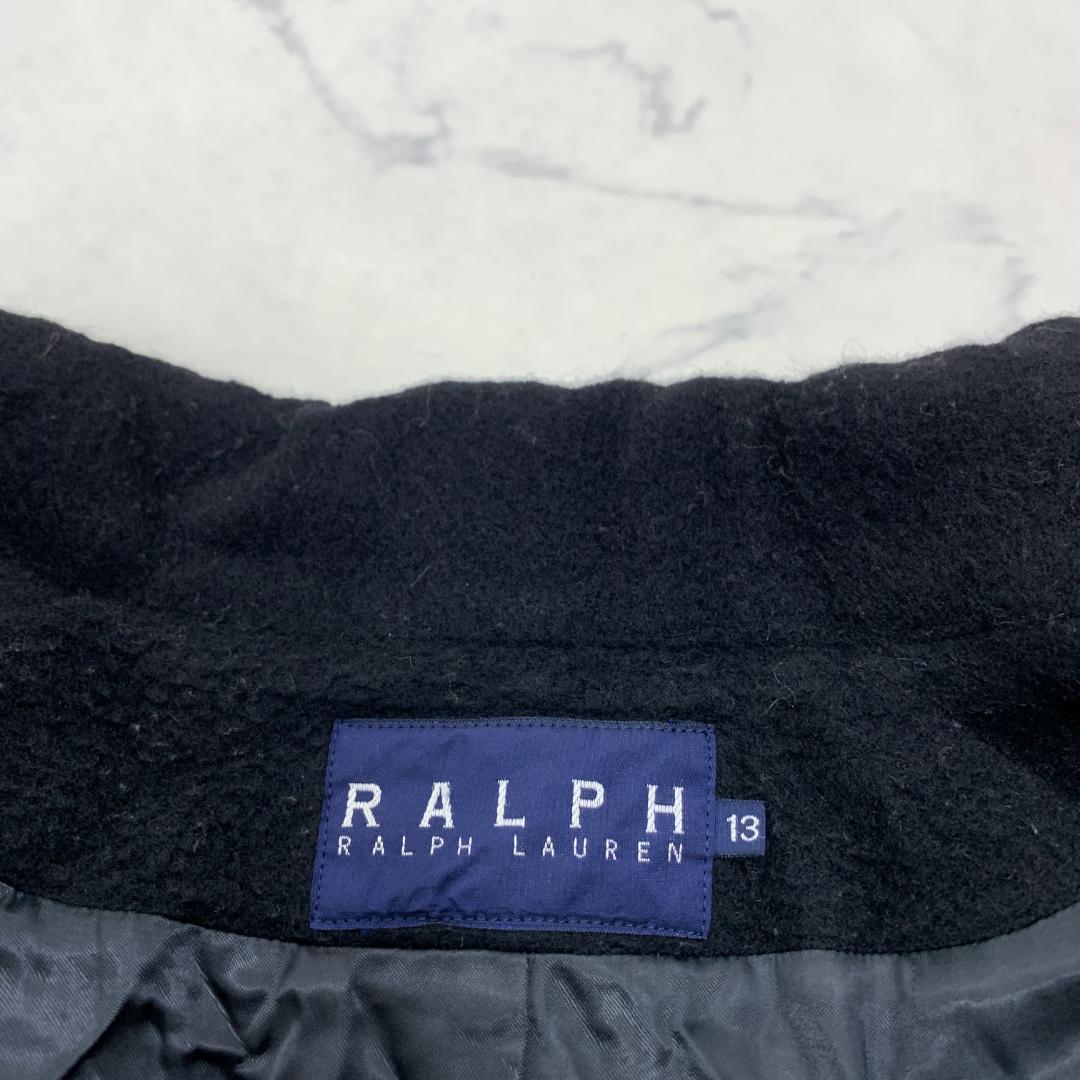 LA8321 ラルフローレン ロングコート ウール 大きいサイズ 黒 13