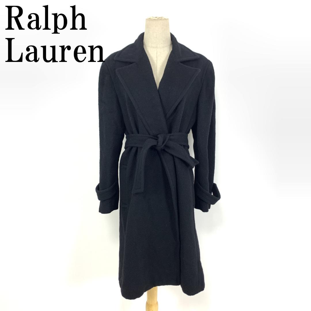 LA8321 ラルフローレン ロングコート ウール 大きいサイズ 黒 13