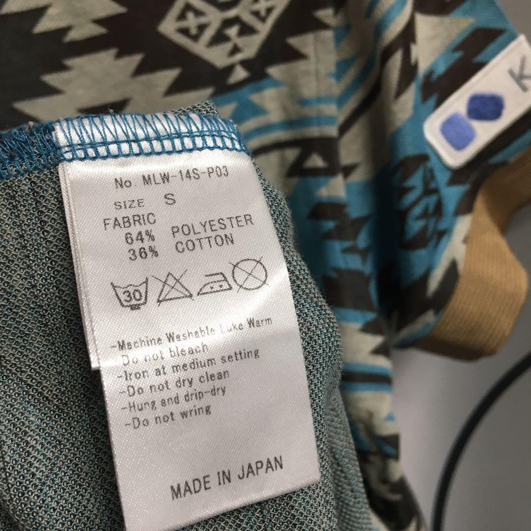 激レア　貴重　マークアンドロナ　支給　ポロシャツ　ネイティブ柄　Sサイズ