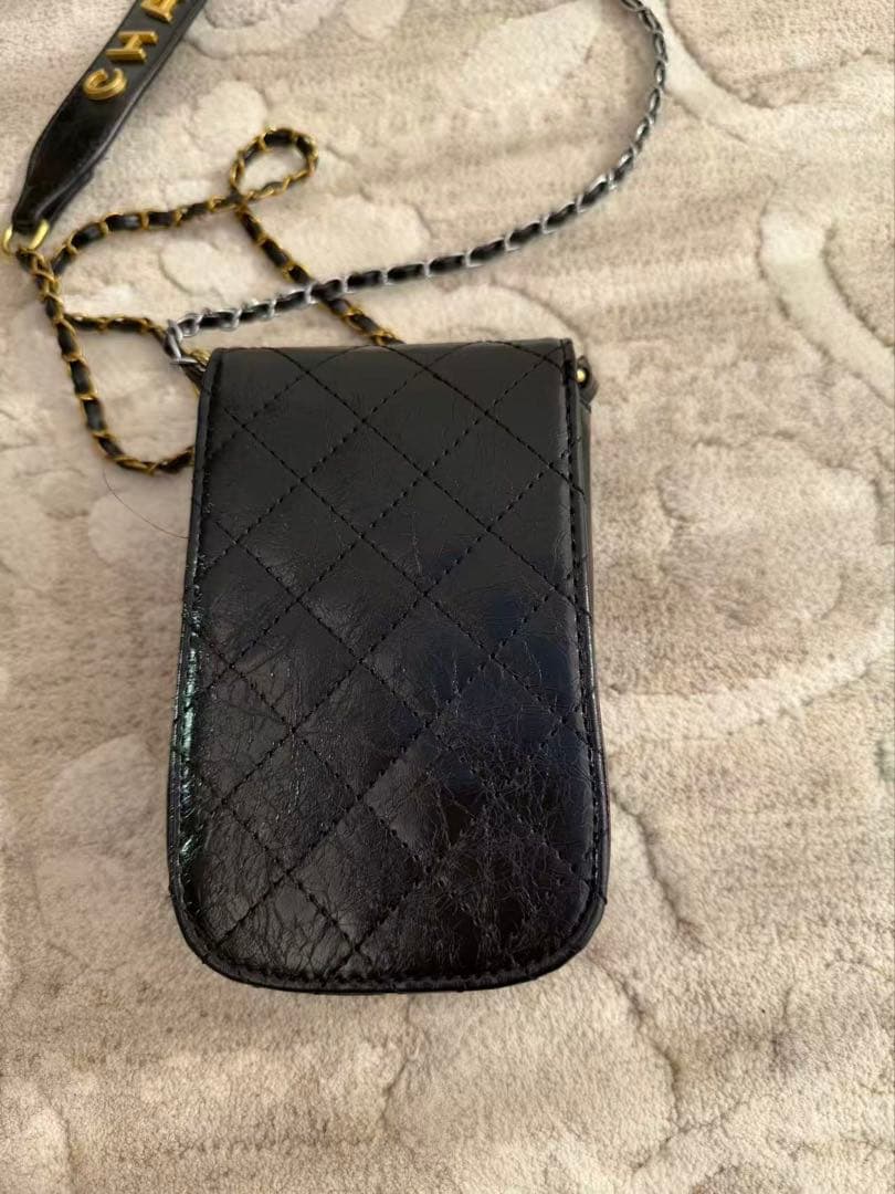 CHANEL ノベルティ　ブラック キルティング ショルダーバッグ