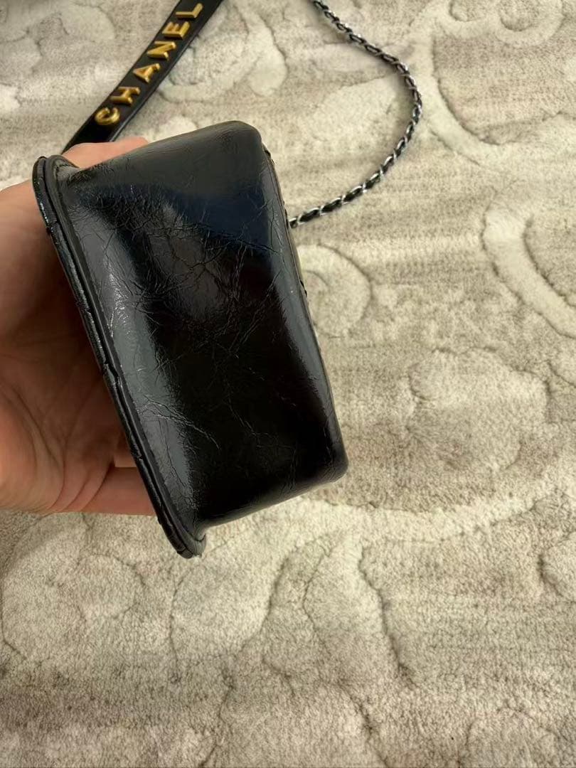 CHANEL ノベルティ　ブラック キルティング ショルダーバッグ