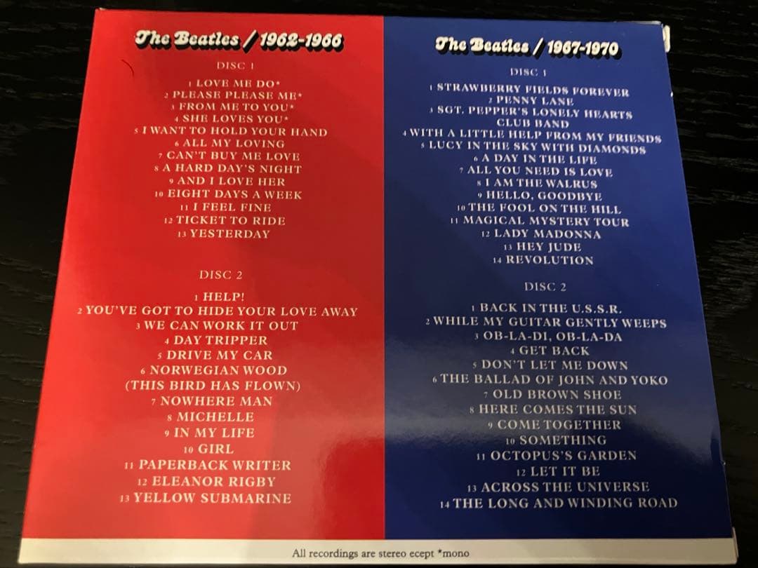 【美品】ビートルズ リマスター16CD BOX&赤盤青盤セット　Beatles