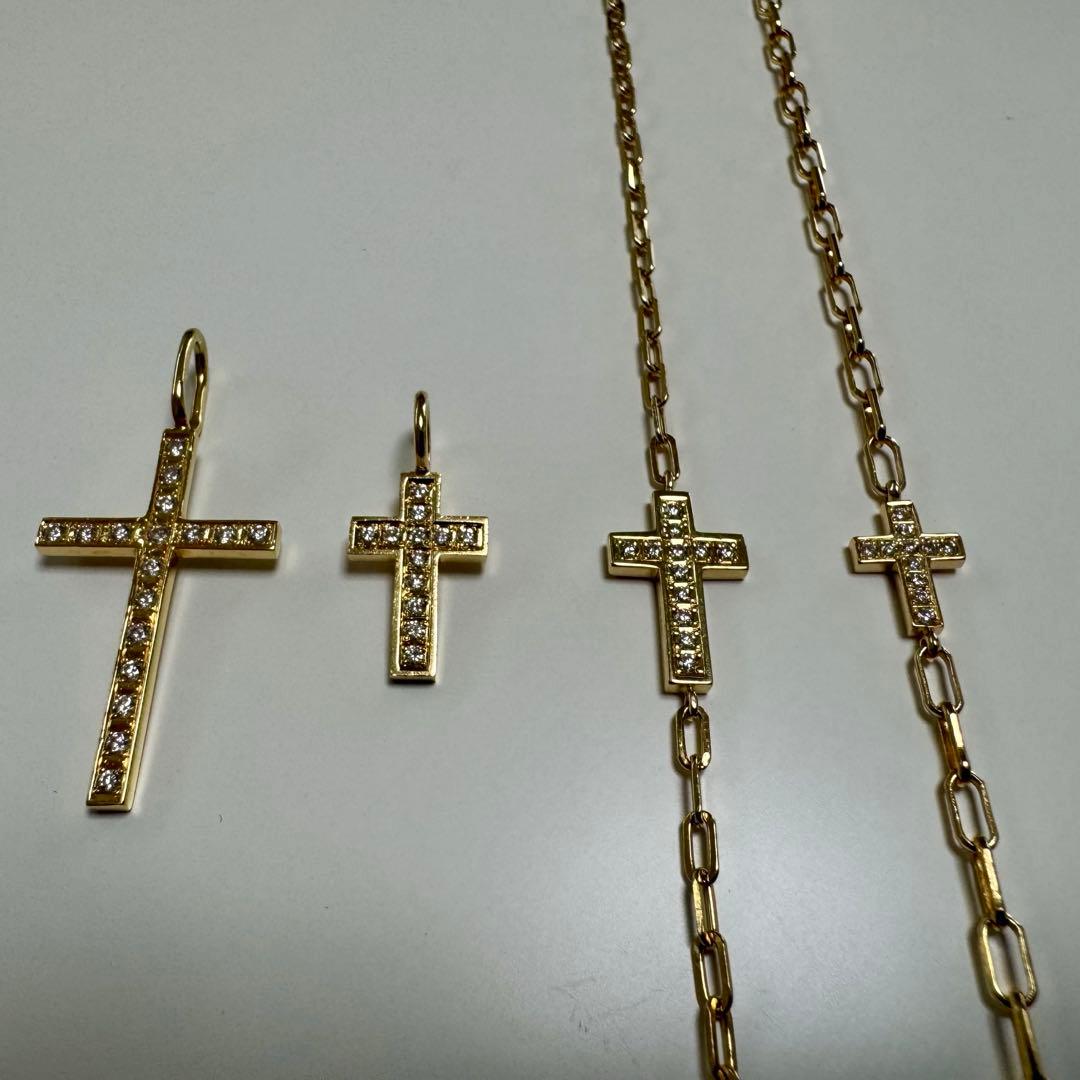 SJX DIAMOND CROSS ANKLET アンクレット 18K ダイヤ