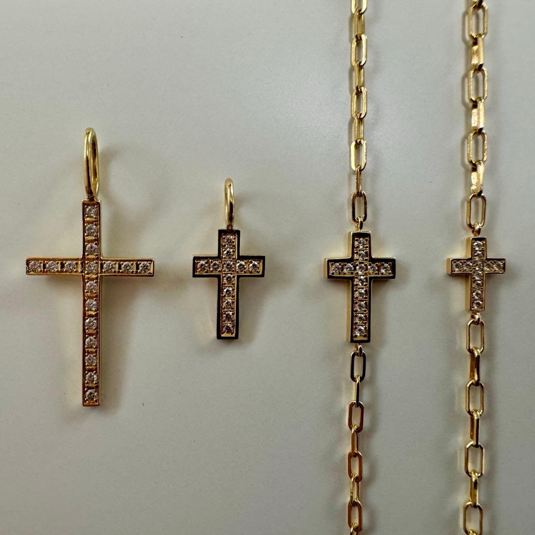 SJX DIAMOND CROSS ANKLET アンクレット 18K ダイヤ