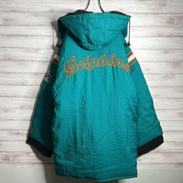 【入手不可能!!】NFL ✈︎マイアミドルフィンズ リバーシブル 中綿ブルゾン