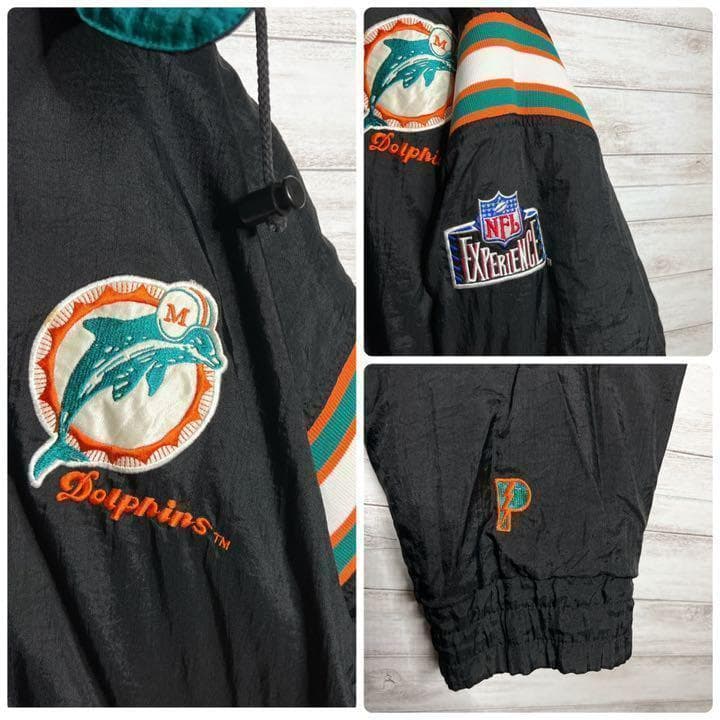 【入手不可能!!】NFL ✈︎マイアミドルフィンズ リバーシブル 中綿ブルゾン