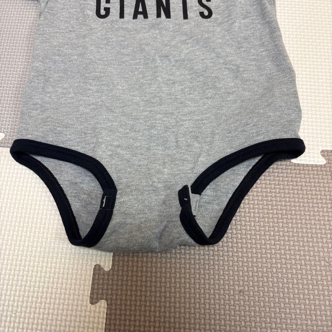 読売ジャイアンツ ナイキ ホワイト×グレー×オレンジ 3枚セット ロンパース