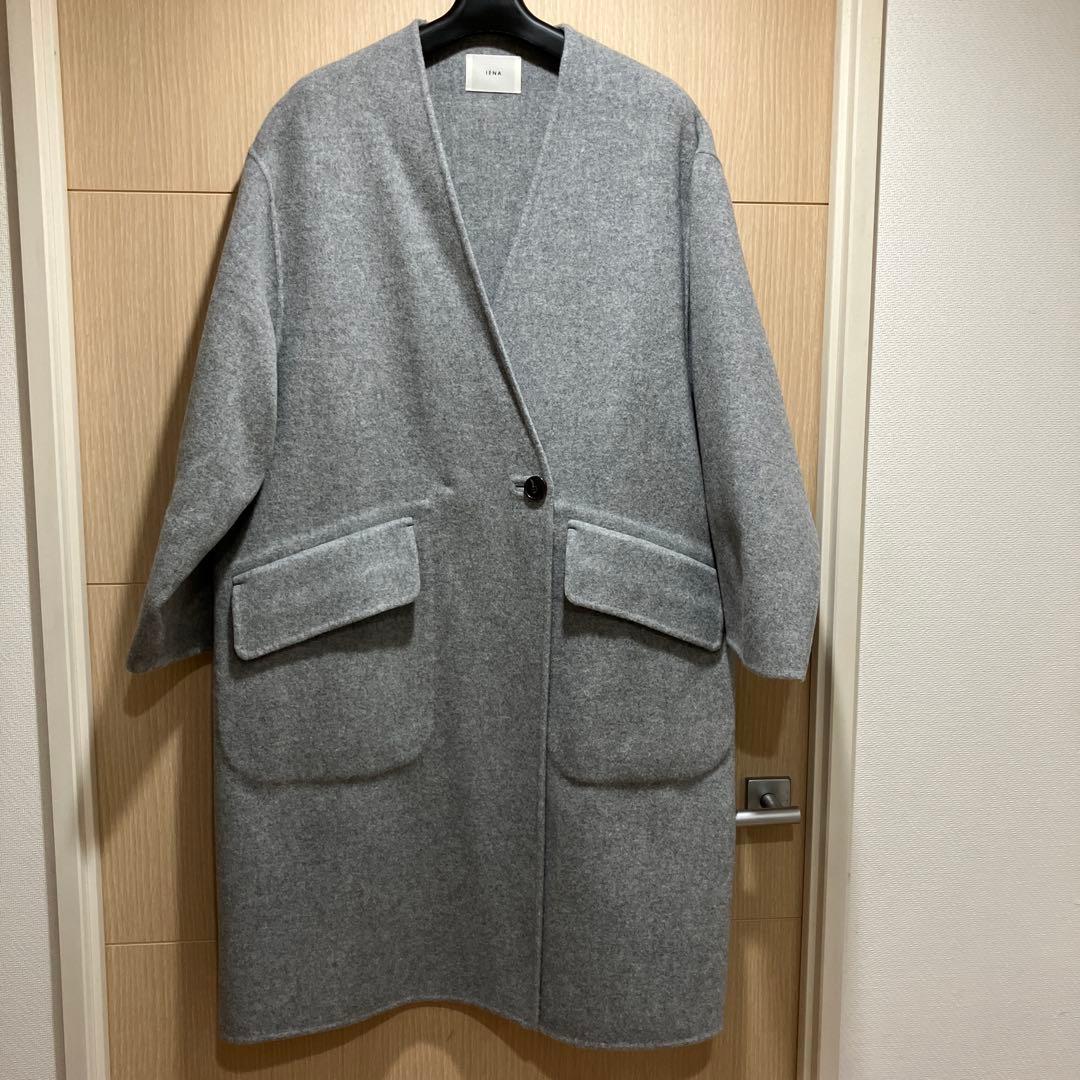 2023 IÉNA グレー チェスターコート