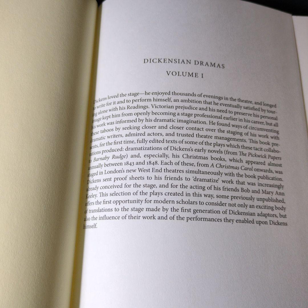洋書 ディケンズ 演劇 Dickensian Dramas: Volume I