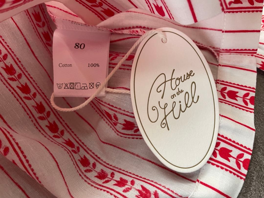 【未使用】House on the Hill フラワーストライプパジャマ