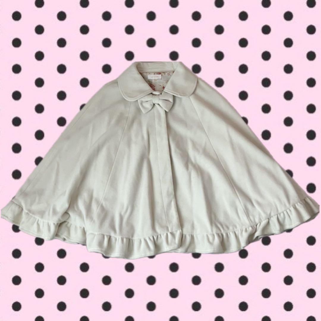 LIZLISA 花柄ポンチョ 平成 姫ギャル 平成ギャル 希少コート