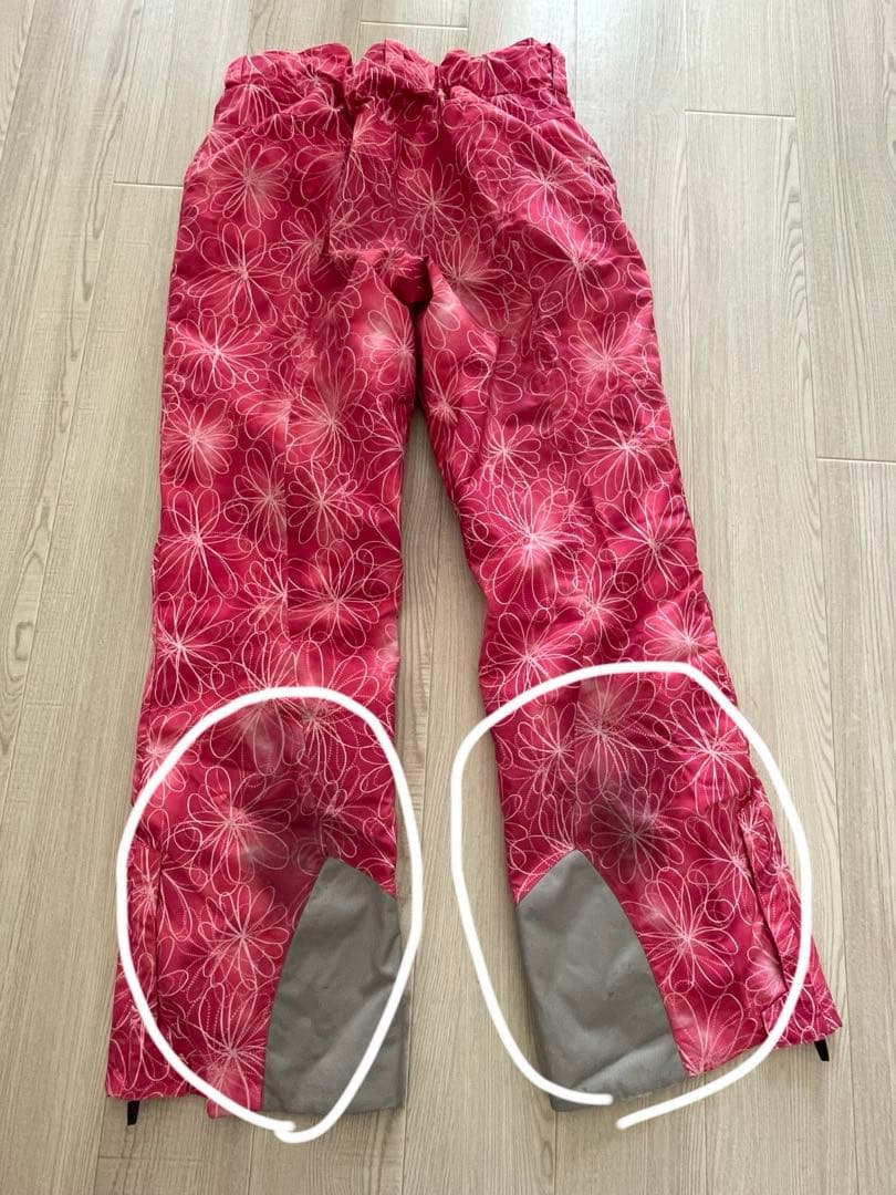 ゴールドウイン SASHIKO FLOWER スキーウェア上下セット　サイズXL