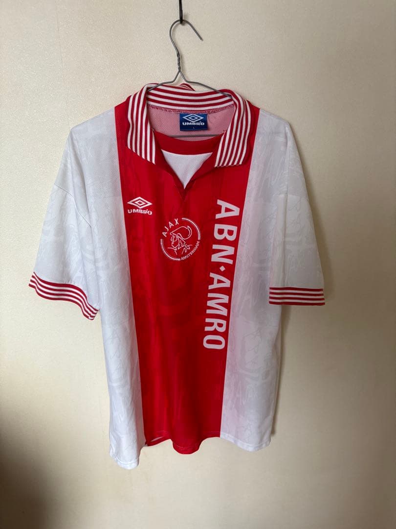 umbro ajax ホームユニフォーム 90s 青タグ oldゲームシャツ