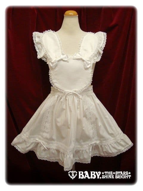Baby the Stars うさぎちゃんエプロン オッフホワイ　未使用
