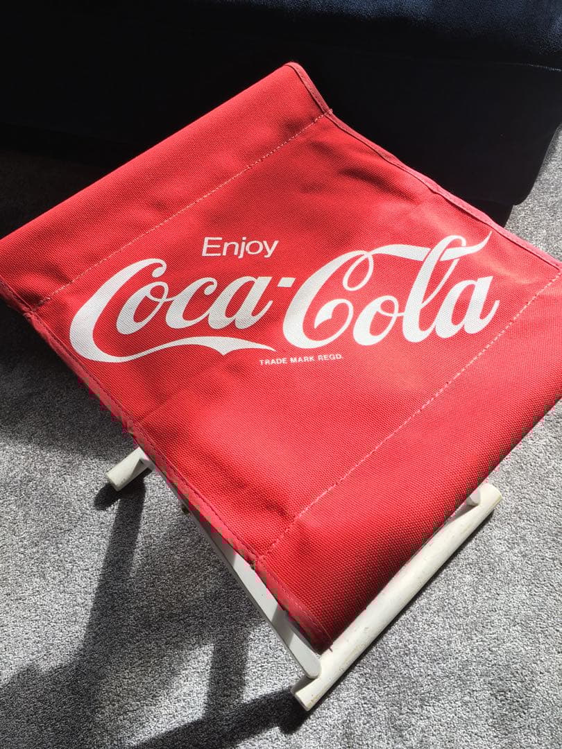 コカコーラ　テーブル　チェアー　セット　折り畳み