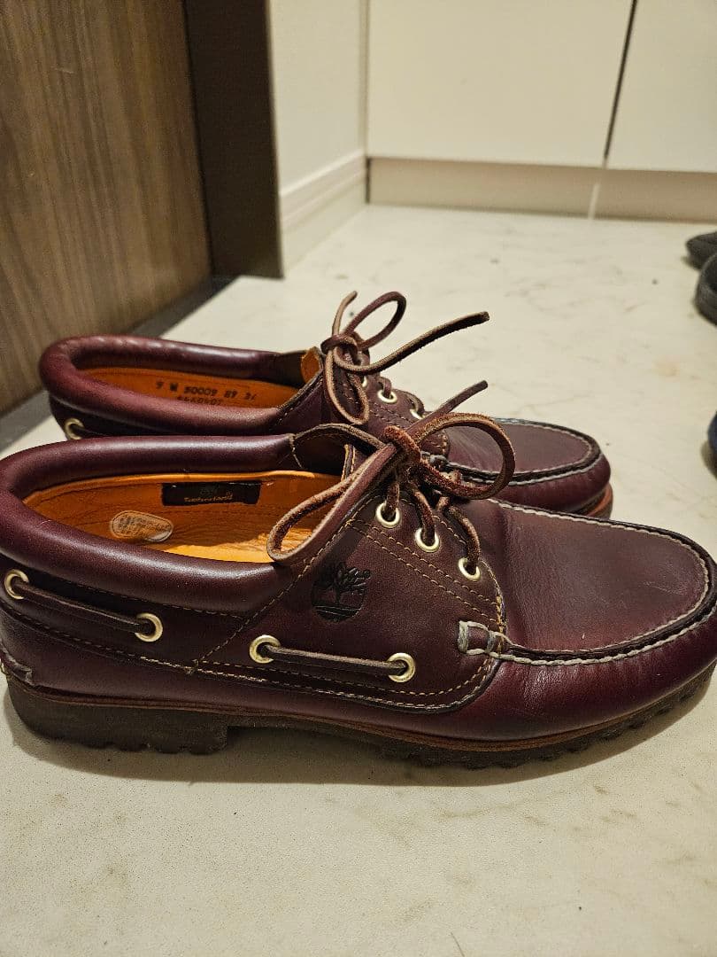 ティンバーランド 3eye クラシックラグ US9 バーガンディ 50009