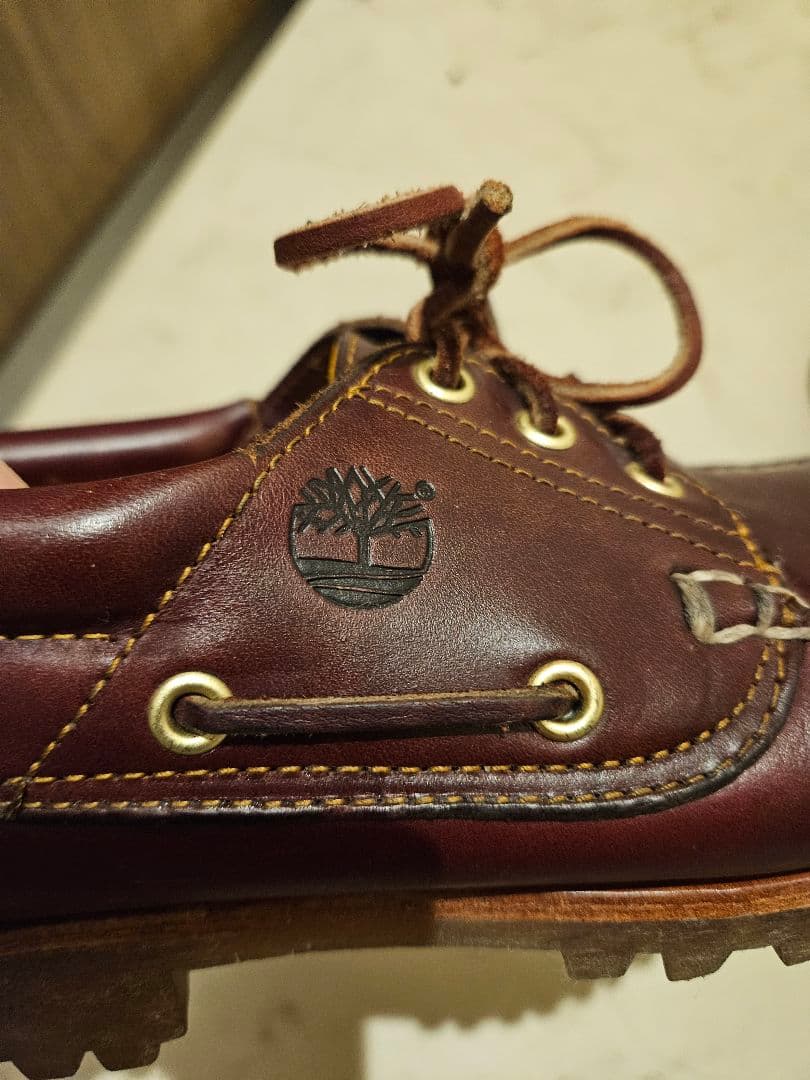 ティンバーランド 3eye クラシックラグ US9 バーガンディ 50009