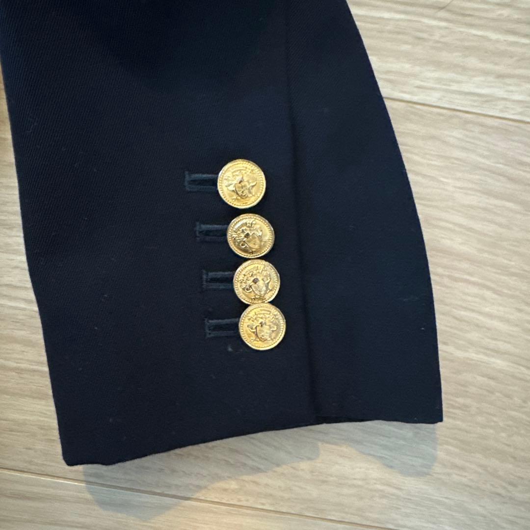 【macphee トゥモローランド】紺テーラードジャケット サイズ34