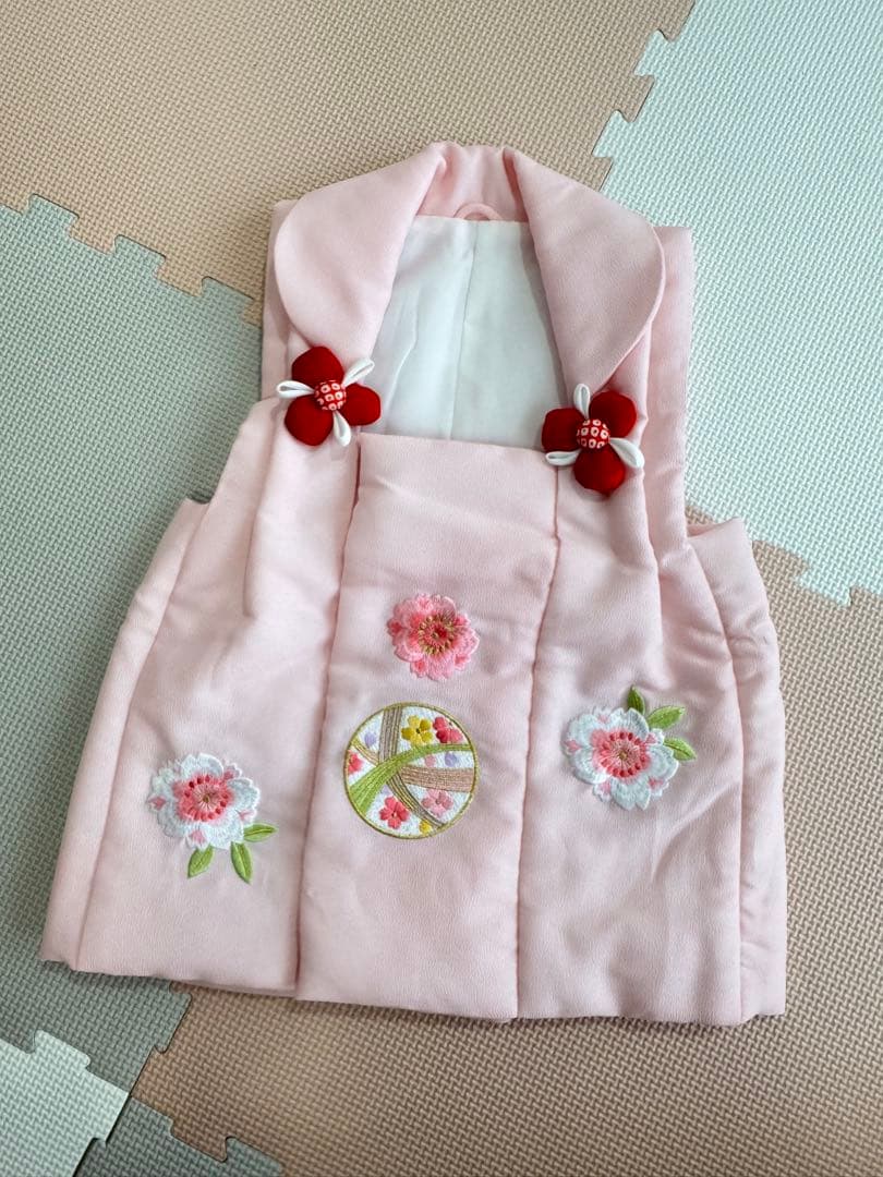 七五三　着物 3歳 被布 セット　花ひめ