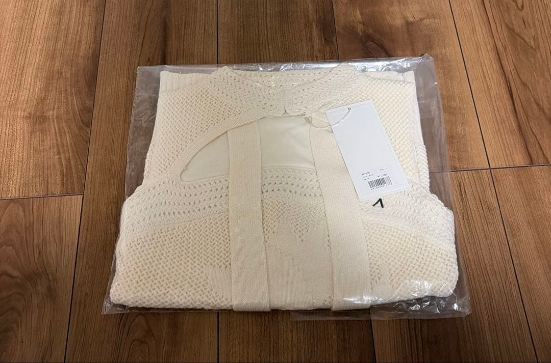 アイボリー ANDMARY Violet ribbon tops