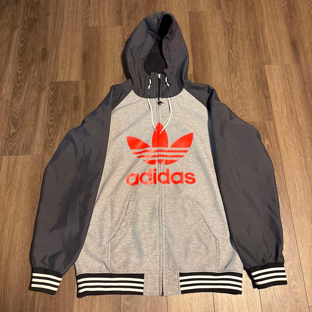 adidas スノーボードウェア フード付き O(XL)サイズ