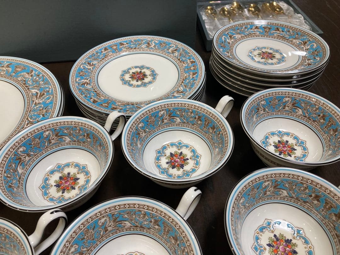 【新品未使用】 フロレンティーン ターコイズ 26点セット 箱付