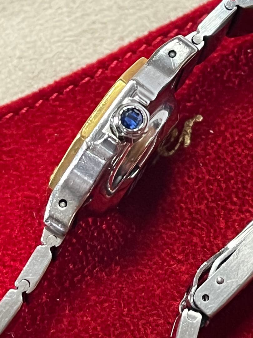 明日22時迄 訳ありCartier カルティエ サントスオクタゴン コンビSM