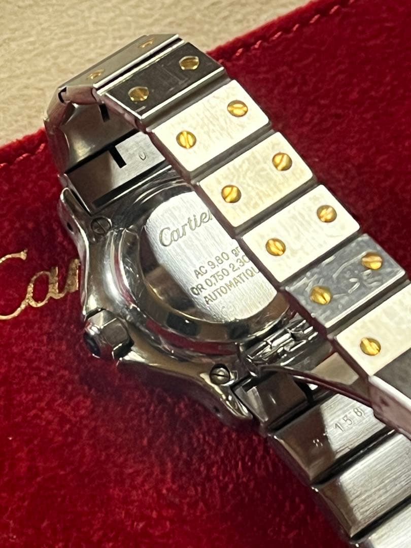 明日22時迄 訳ありCartier カルティエ サントスオクタゴン コンビSM