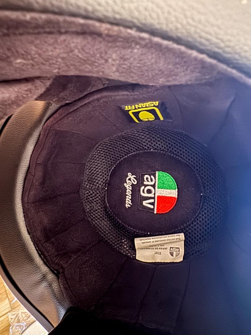 【未使用美品】AGV X101 ホワイト XL バイザー付き ヘルメット