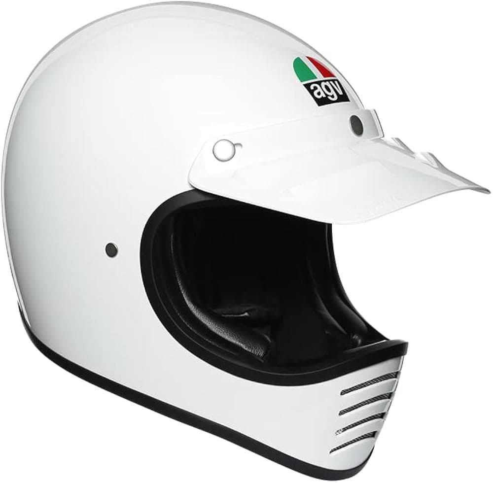 【未使用美品】AGV X101 ホワイト XL バイザー付き ヘルメット