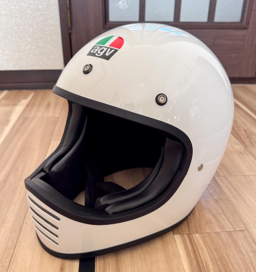 【未使用美品】AGV X101 ホワイト XL バイザー付き ヘルメット